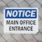 Signmission Main Office Entrance, 10 in W x Rectangle, Plastic OS-2PACK-NS-P-710-L-14092 - alternate 5